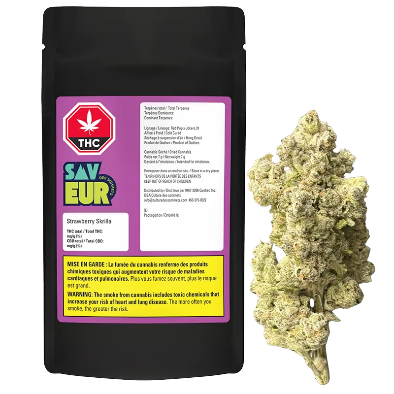 Saveur Des Sommets 7 g Strawberry Skrilla Flower