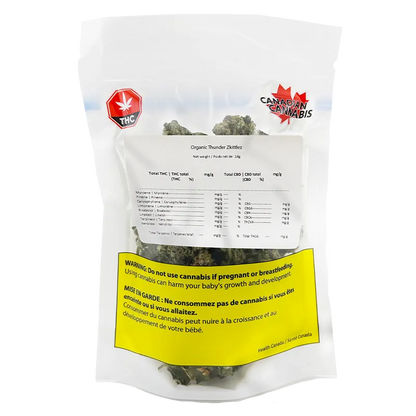 Canadian Cannabis 14 g Organic Thunder Zkittlez Flower
