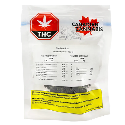 Canadian Cannabis 7 g Northern Frost Flower