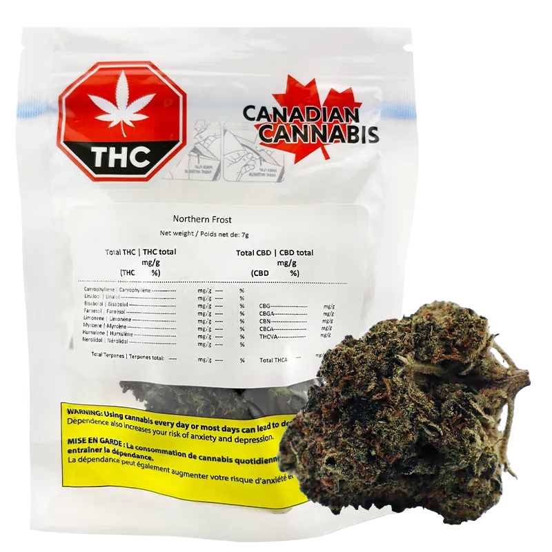 Canadian Cannabis 7 g Northern Frost Flower