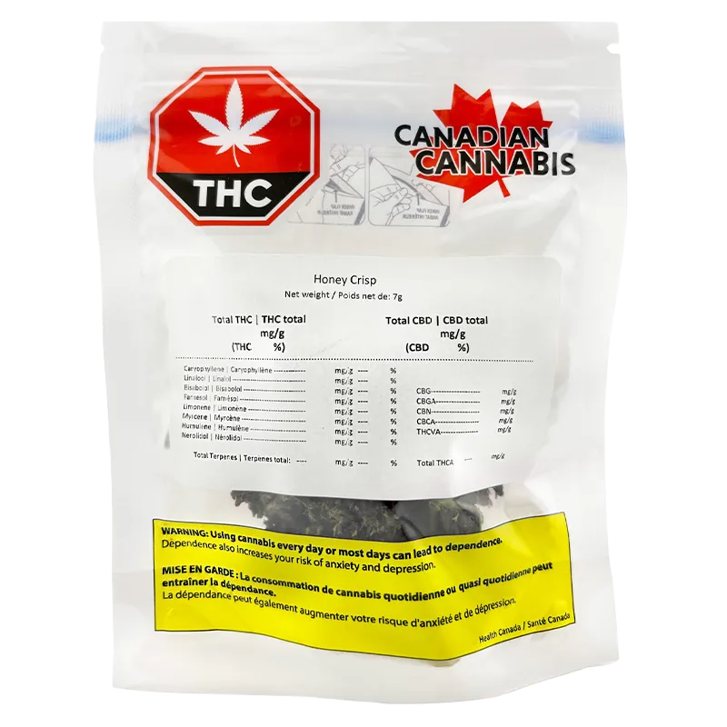 Canadian Cannabis 7 g Honey Crisp Flower