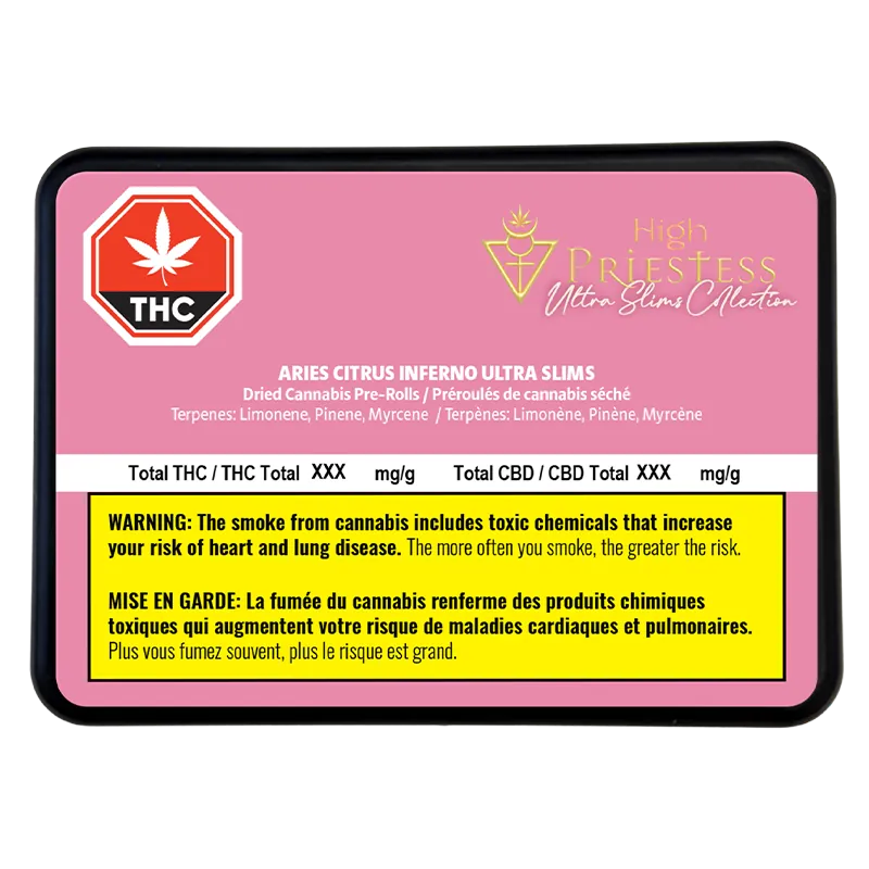 High Priestess 4 g Aries Citrus Inferno PR 10 x 0.4 g Pre-Rolls