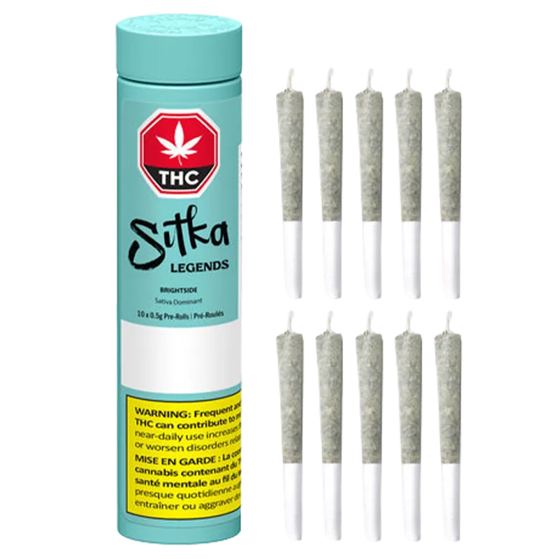 Sitka Legends 5 g Brightside PR 10 x 0.5 g Pre-Rolls