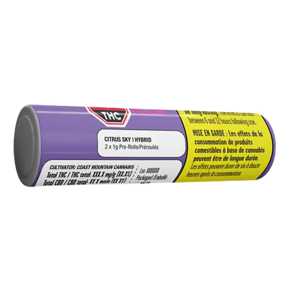 Happy Hour 2 g Citrus Sky PR 2 x 1 g Pre-Rolls