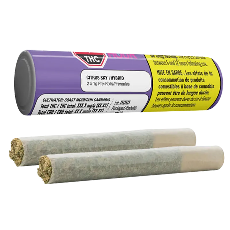 Happy Hour 2 g Citrus Sky PR 2 x 1 g Pre-Rolls