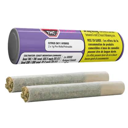 Happy Hour 2 g Citrus Sky PR 2 x 1 g Pre-Rolls