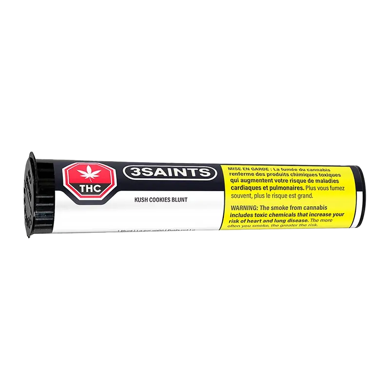 3Saints 1 g Kush Cookies Blunt PR 1 x 1 g Pre-Rolls