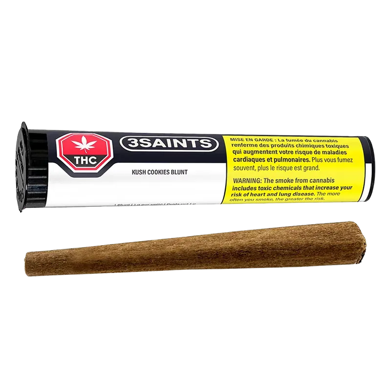 3Saints 1 g Kush Cookies Blunt PR 1 x 1 g Pre-Rolls