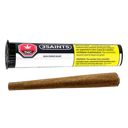 3Saints 1 g Kush Cookies Blunt PR 1 x 1 g Pre-Rolls
