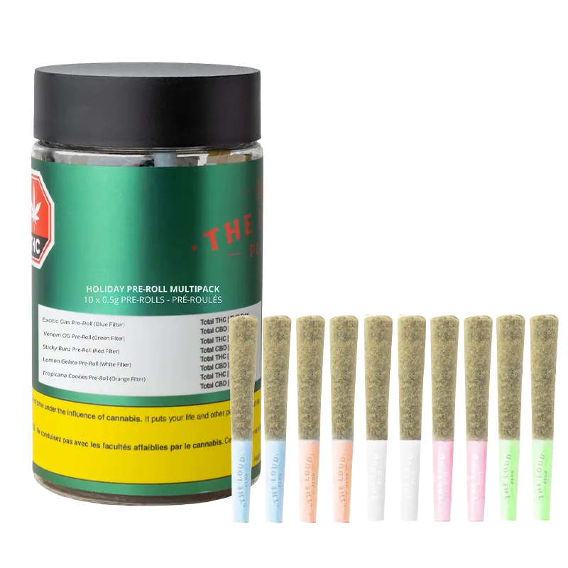 Pre-Rolls 5 g Holiday Multipack PR 10 x 0.5 g The Loud Plug