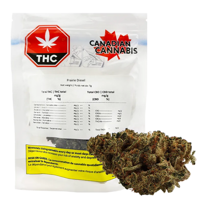 Flower 7 g Prairie Diesel Canadian Cannabis