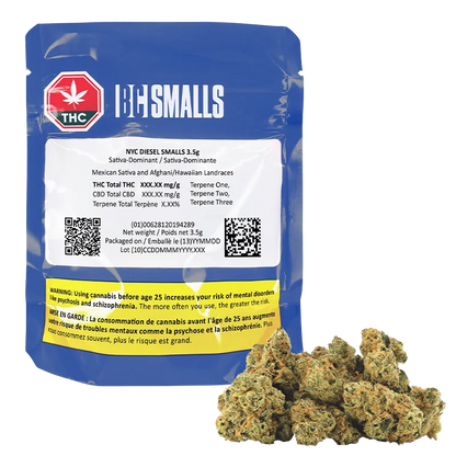 BC Smalls 3.5 g Nyc Diesel Smalls Flower