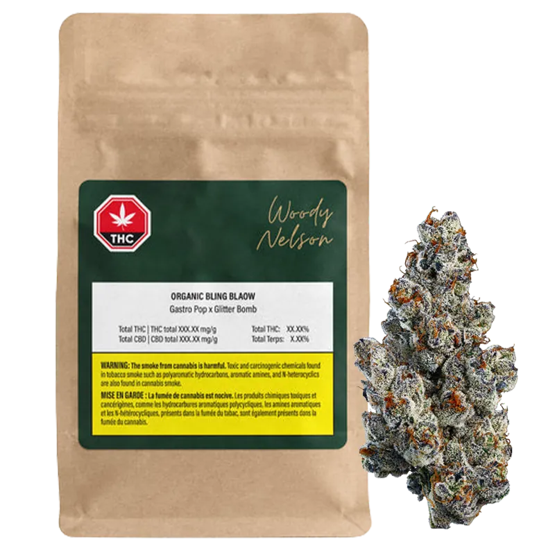 Woody Nelson 7 g Organic Bling Blaow Craft Flower Flower
