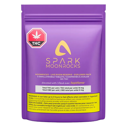 Aspire 5 caps SPARK THC Moonrocks Live Rosin Reserve Oils & Caps