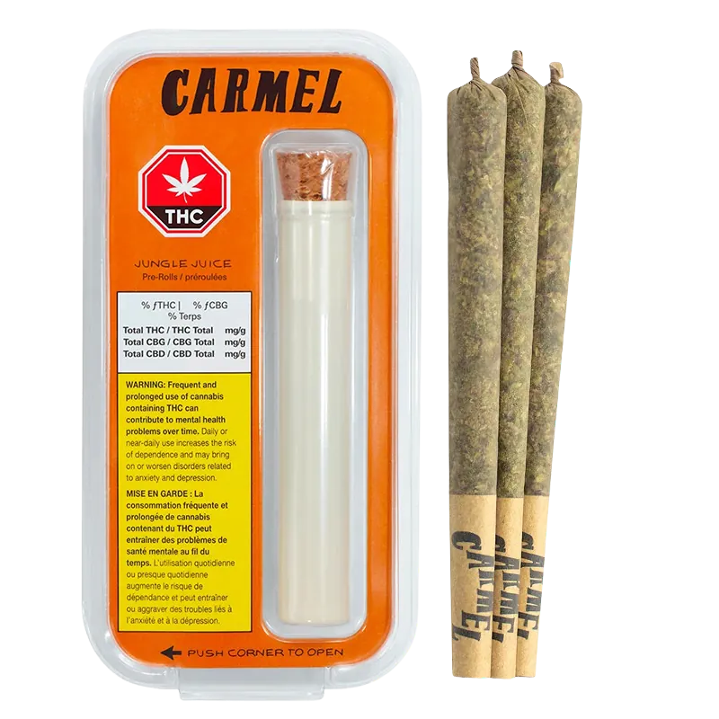 Carmel 1.5 g Jungle Juice PR 3 x 0.5 g Pre-Rolls