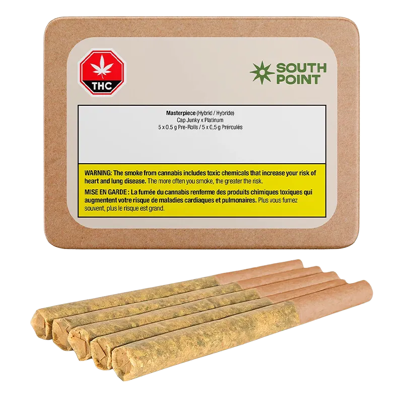 South Point 2.5 g Masterpiece PR 5 x 0.5 g Pre-Rolls