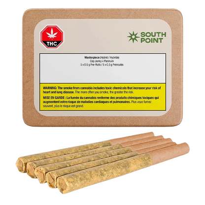 South Point 2.5 g Masterpiece PR 5 x 0.5 g Pre-Rolls