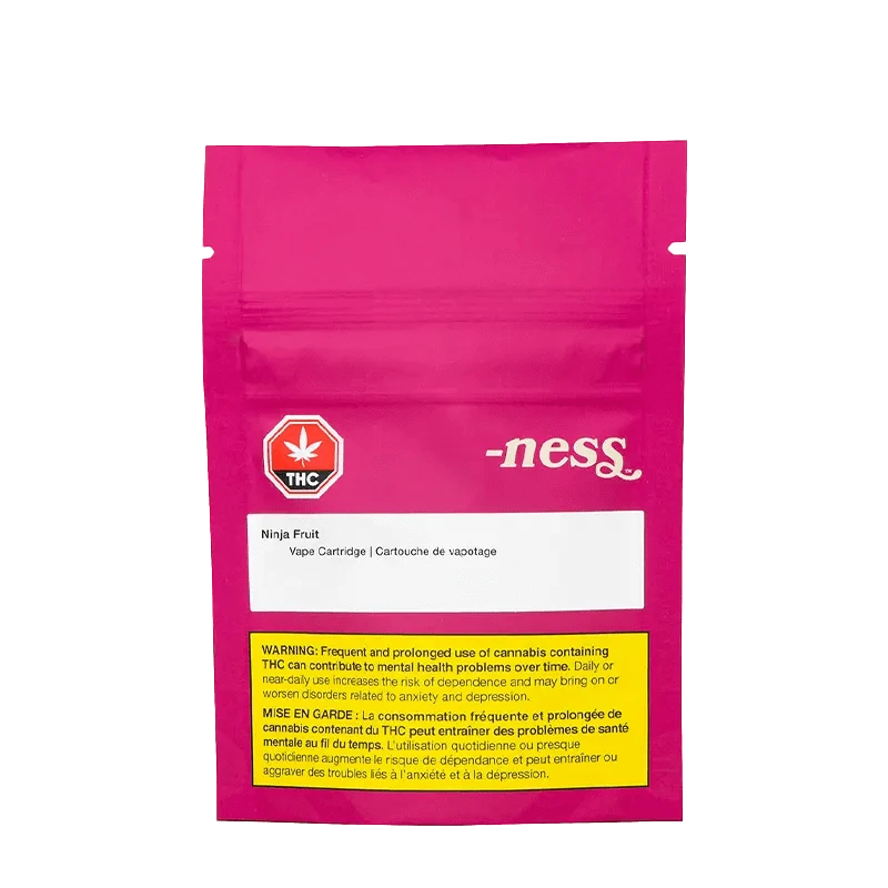 Ness Ninja Fruit Vape Cartridge Hybrid 1g THC Terpenes: Lowest Price | Canna Cabana Ness Ninja Fruit Vape Cartridge Hybrid 1g THC Terpenes: Lowest Price | Canna Cabana