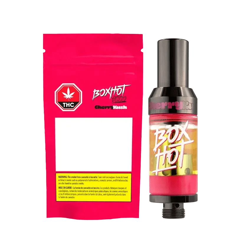 BoxHot Cherry Kush Vape Cartridge 1000mg THC Indica: Lowest Price | Canna Cabana BoxHot Cherry Kush Vape Cartridge 1000mg THC Indica: Lowest Price | Canna Cabana