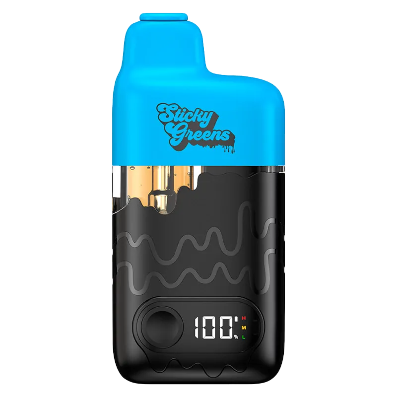 Sticky Greens 0.95 g Blue Razzleberry Disposable Vape Vapes