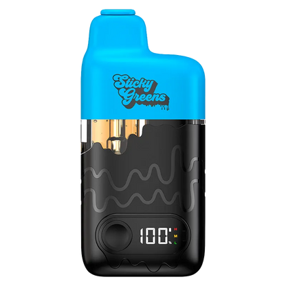 Sticky Greens 0.95 g Blue Razzleberry Disposable Vape Vapes