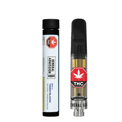 General Admission Tiger Blood THC Vape Cartridge: Lowest Price | Canna Cabana General Admission Tiger Blood THC Vape Cartridge: Lowest Price | Canna Cabana