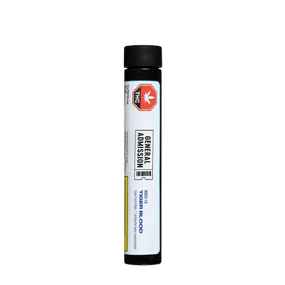 General Admission Tiger Blood THC Vape Cartridge: Lowest Price | Canna Cabana General Admission Tiger Blood THC Vape Cartridge: Lowest Price | Canna Cabana