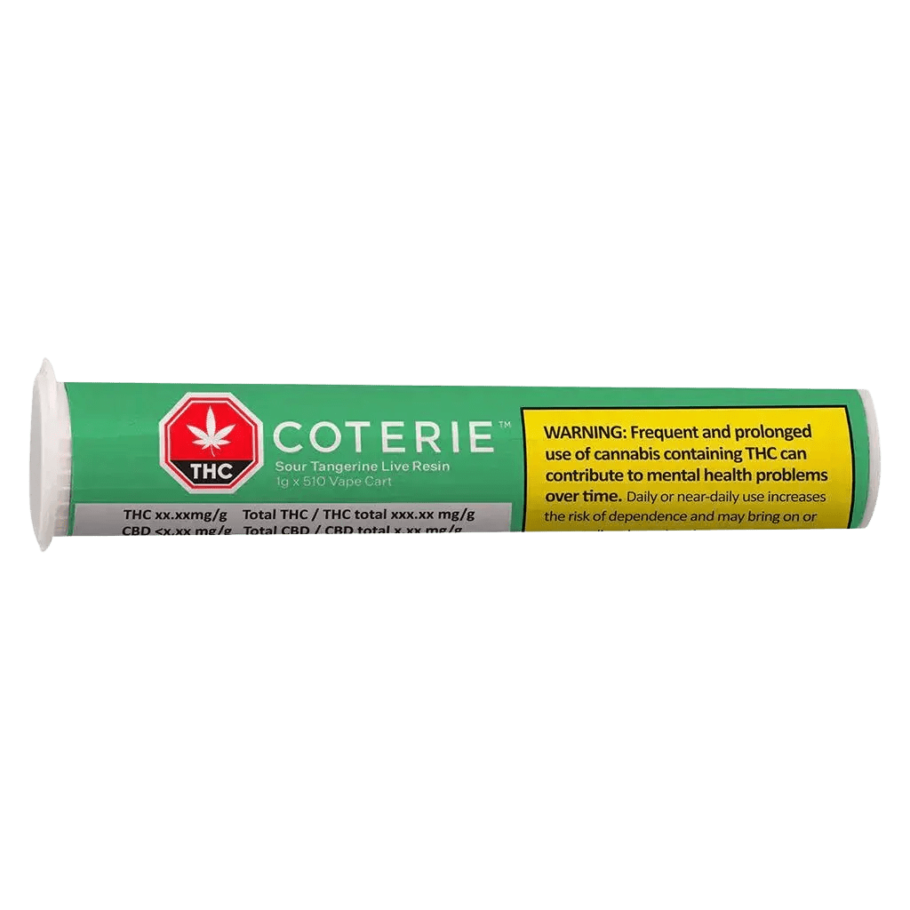 Coterie 1 g Live Resin Carts