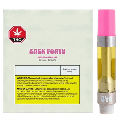 Back Forty Watermelon Ice Vape Cartridge 1g | Canna Cabana: Lowest Price | Canna Cabana Back Forty Watermelon Ice Vape Cartridge 1g | Canna Cabana: Lowest Price | Canna Cabana