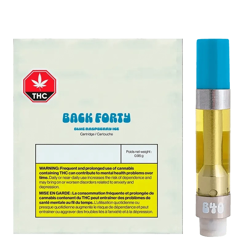 Back Forty Blue Raspberry Ice Vape Cartridge | Canna Cabana: Lowest Price | Canna Cabana Back Forty Blue Raspberry Ice Vape Cartridge | Canna Cabana: Lowest Price | Canna Cabana