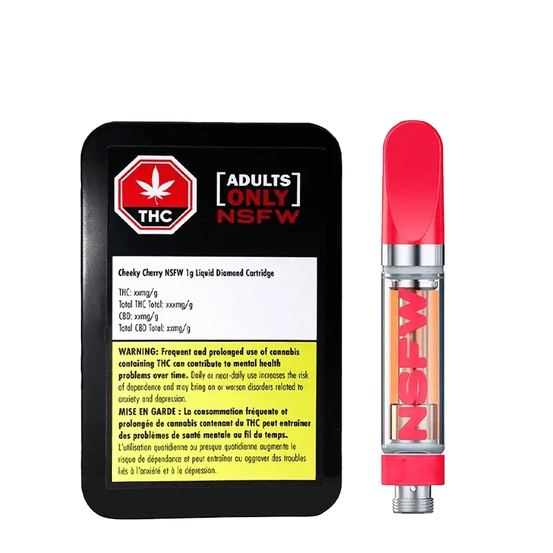 Adults Only Cheeky Cherry Sativa Cherry Vape Cartridge: Lowest
