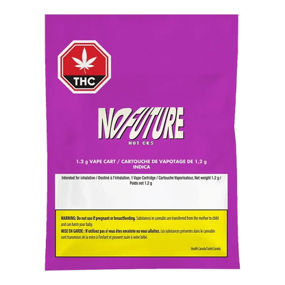 Front view of the Hot CKS Vape Cartridge with a white label and black text on a light background.