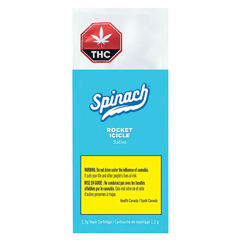 Spinach 1.2 g Spinach Rocket Icicle Vape Cartridge CO2 Extract Vapes