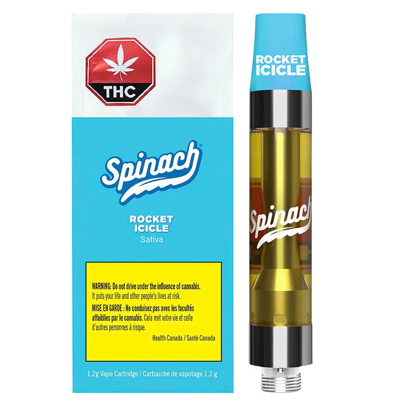 Spinach 1.2 g Spinach Rocket Icicle Vape Cartridge CO2 Extract Vapes