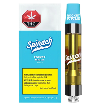 Spinach 1.2 g Spinach Rocket Icicle Vape Cartridge CO2 Extract Vapes