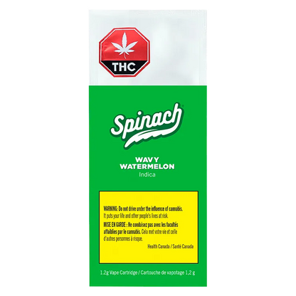 Spinach 1.2 g Spinach Wavy Watermelon 1.2g CO2 Vape Cartridge 510 Carts