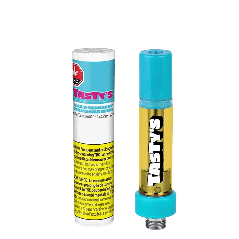 Tasty's Blue Raspberry Hybrid 1.2g Vape Cartridge: Lowest Price | Canna Cabana Tasty's Blue Raspberry Hybrid 1.2g Vape Cartridge: Lowest Price | Canna Cabana