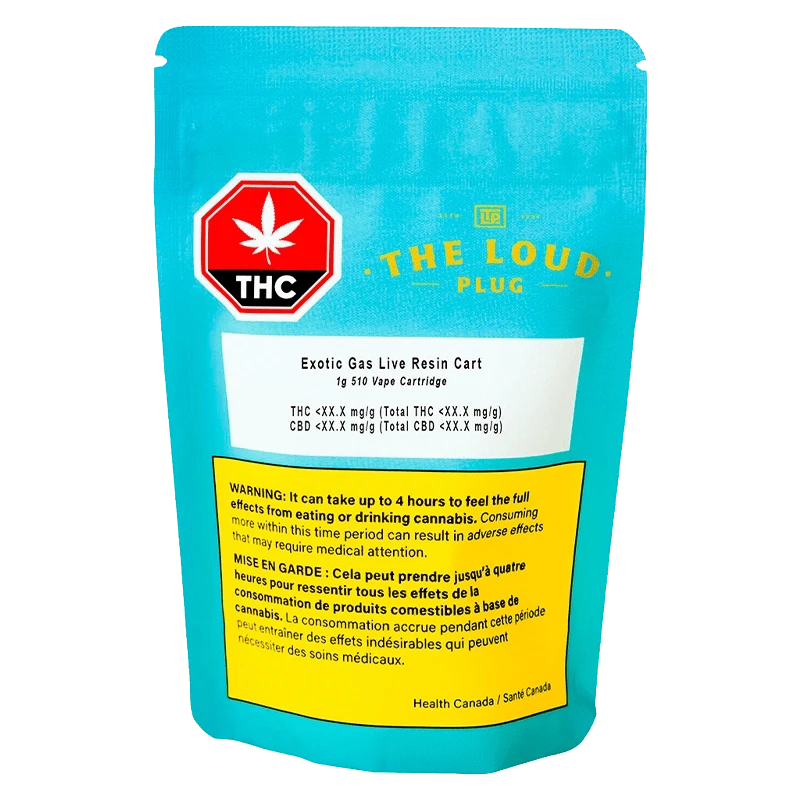 The Loud Plug 1 g Exotic Gas High Potency Live Resin Vape | Canna Cabana Live Resin Carts