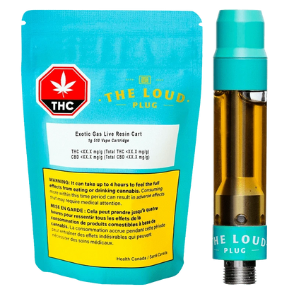 The Loud Plug 1 g Exotic Gas High Potency Live Resin Vape | Canna Cabana Live Resin Carts