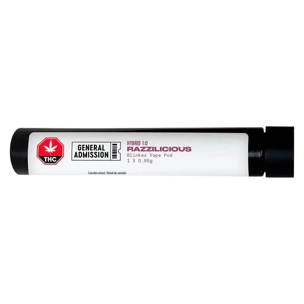 General Admission Razzilicious Blinker Vape 0.95g: Lowest Price | Canna Cabana General Admission Razzilicious Blinker Vape 0.95g: Lowest Price | Canna Cabana
