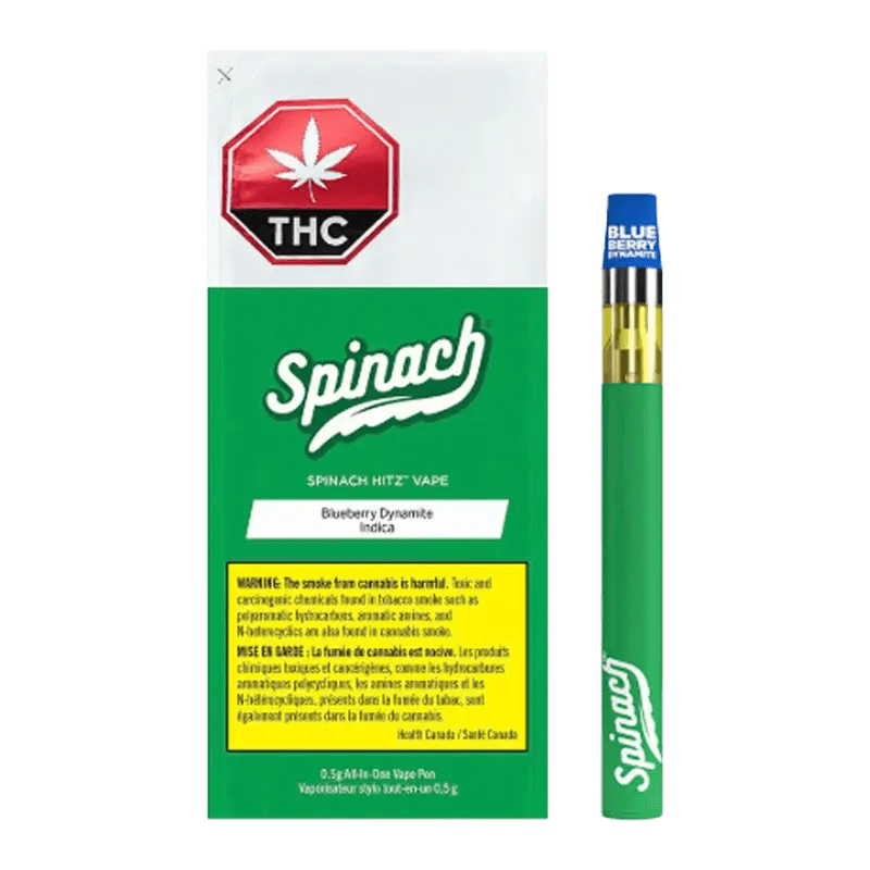 Spinach 0.5 g HITZ AIO - Blueberry Dynamite Disposable Vape All-In-Ones