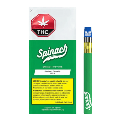 Spinach 0.5 g HITZ AIO - Blueberry Dynamite Disposable Vape All-In-Ones