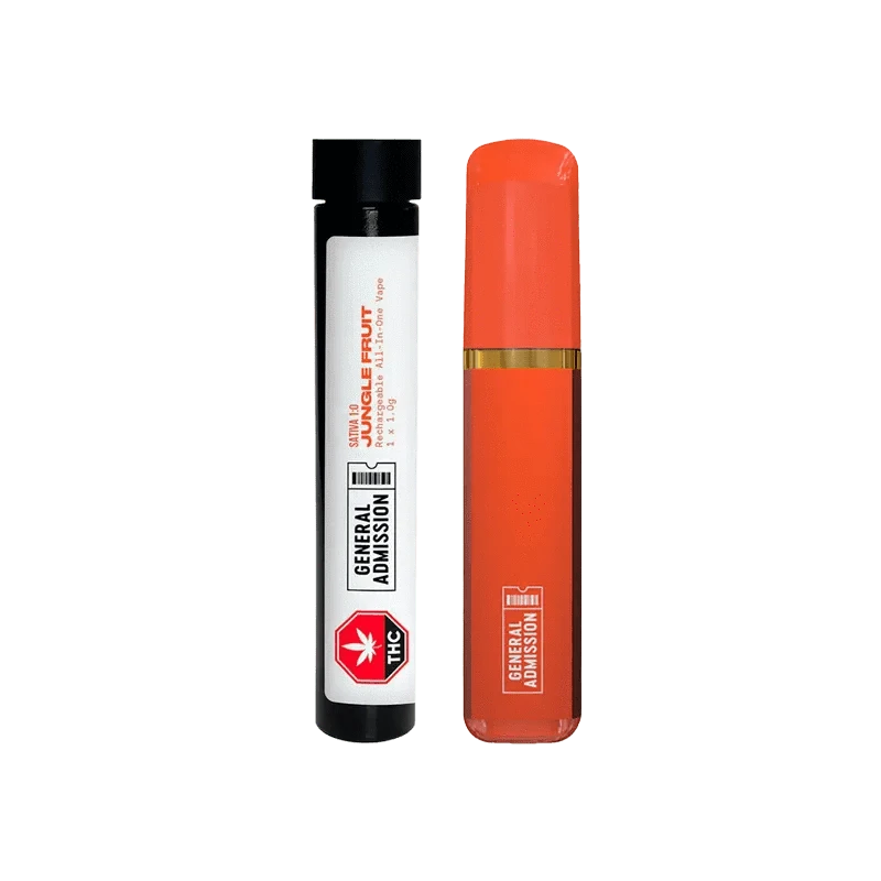 General Admission All-In-One Jungle Fruit 1g Vape Pen: Lowest Price | Canna Cabana General Admission All-In-One Jungle Fruit 1g Vape Pen: Lowest Price | Canna Cabana