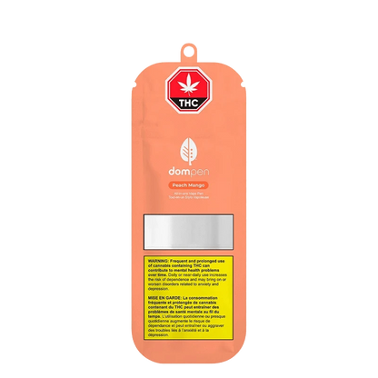 Dompen AIO Peach Mango 1g Disposable Vape Pen Online: Lowest Price | Canna Cabana Dompen AIO Peach Mango 1g Disposable Vape Pen Online: Lowest Price | Canna Cabana