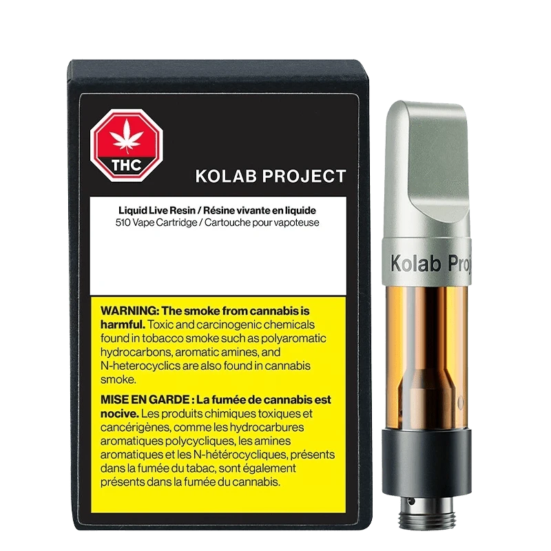 vapi endpoint Kolab Project Liquid Live Resin Vape Cartridge - 1g Indica: Lowest Price