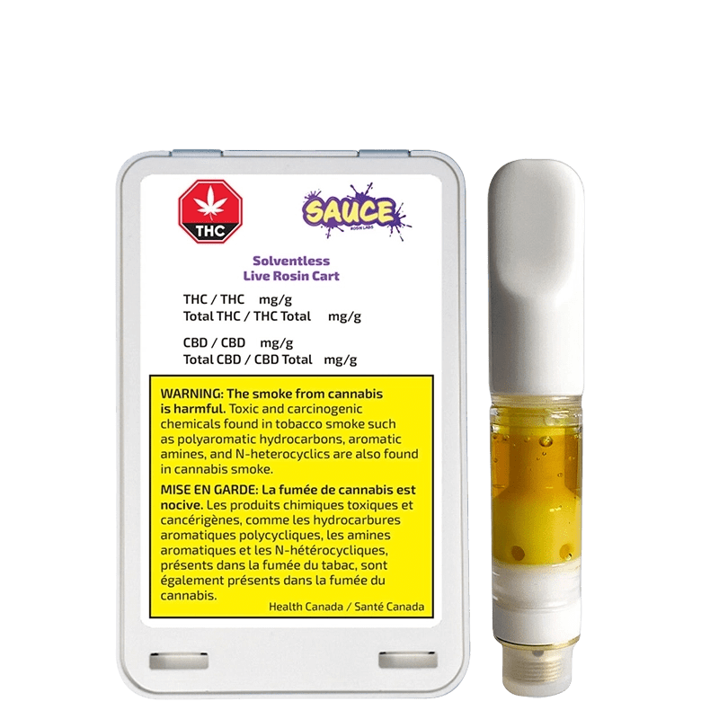 Sauce Rosin Labs 0.5 g Live Resin Carts