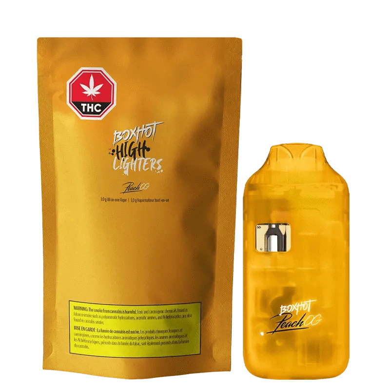 BOXHOT Highlighters Peach OG Sativa Disposable Vape: Lowest Price | Canna  Cabana