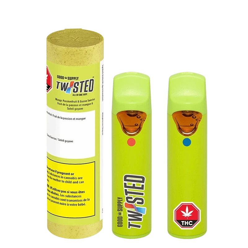 Good Supply Twisted Mango 1000mg Disposable Vape: Lowest Price | Canna Cabana Good Supply Twisted Mango 1000mg Disposable Vape: Lowest Price | Canna Cabana