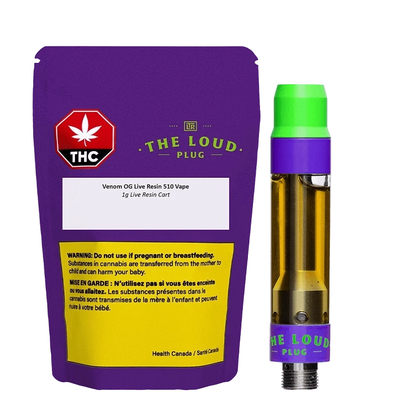 LAST CROPS LC TONGUE バイオレット The Loud Plug Venom OG Live Resin Vape Cartridge: Lowest Price
