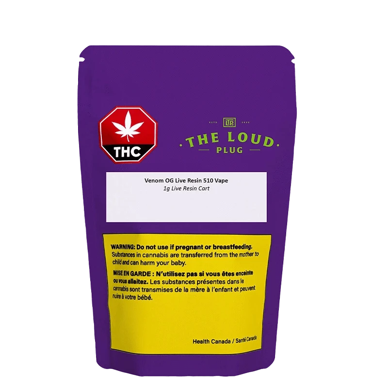 The Loud Plug Venom OG Live Resin Vape Cartridge: Lowest Price | Canna Cabana The Loud Plug Venom OG Live Resin Vape Cartridge: Lowest Price | Canna Cabana